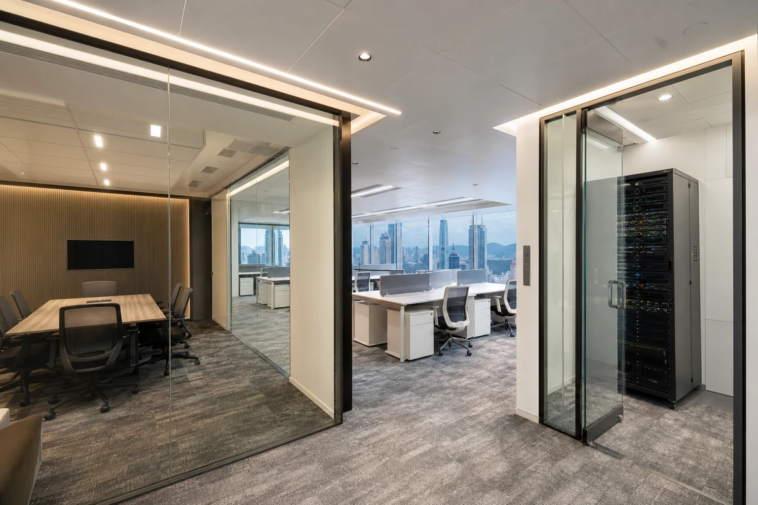 尖沙咀海港城寫字樓 fit-out 裝修案例